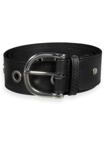 Scotch & Soda Leren riem zwart