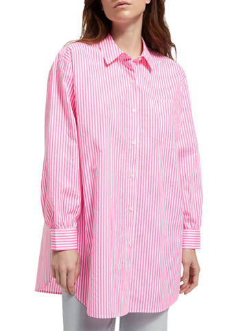 Scotch & Soda Hemd in Pink/ Weiß