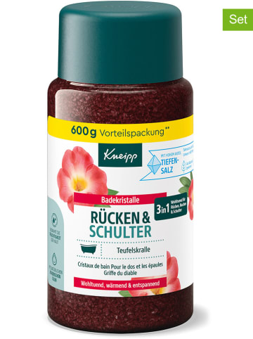 Kneipp 2er-Set: Badekristalle "Rücken & Schulter", je 600 g