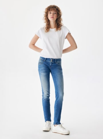 LTB Dżinsy "Molly" - Skinny fit - w kolorze niebieskim
