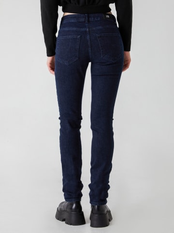 LTB Dżinsy "Aspen" - Slim fit - w kolorze granatowym