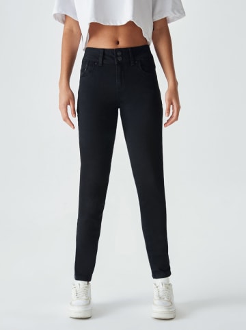 LTB Jeans "Molly Super High" - Slim fit - in Schwarz