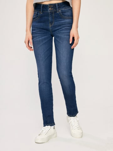 LTB Spijkerbroek "Molly Super High" - slim fit - donkerblauw