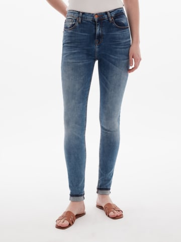 LTB Dżinsy "Amy" - Skinny fit - w kolorze niebieskim