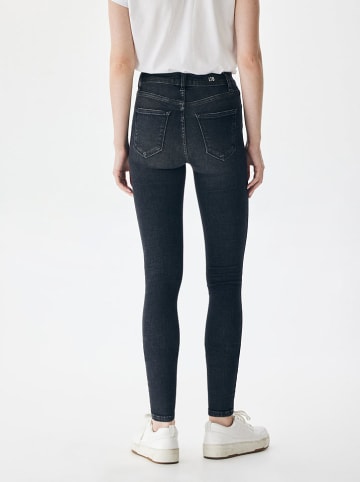 LTB Spijkerbroek "Amy" - skinny fit - antraciet