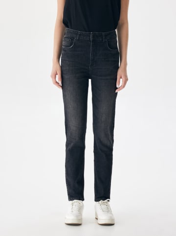 LTB Dżinsy "Freya" - Slim fit - w kolorze antracytowym