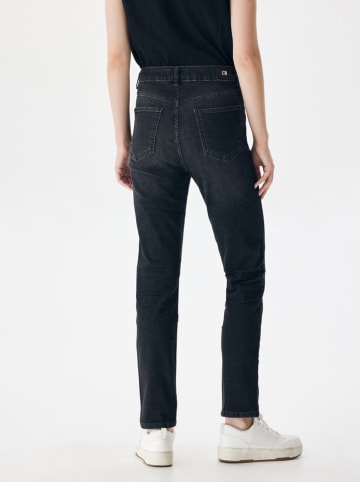 LTB Dżinsy "Freya" - Slim fit - w kolorze antracytowym