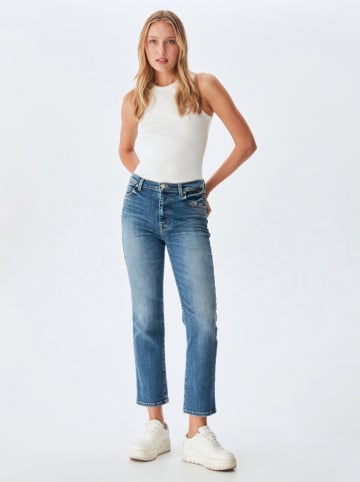 LTB Dżinsy "Nena" - Regular fit - w kolorze niebieskim