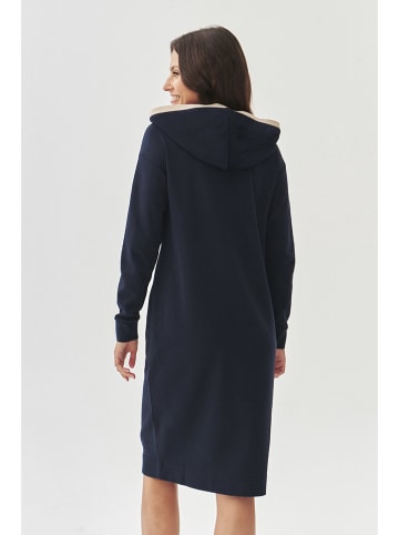 TATUUM Gebreide jurk donkerblauw/crème