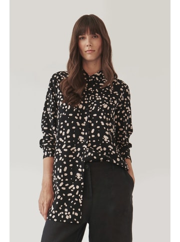 TATUUM Bluse in Schwarz/ Weiß