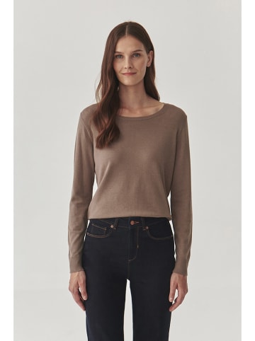 TATUUM Sweter w kolorze jasnobrązowym