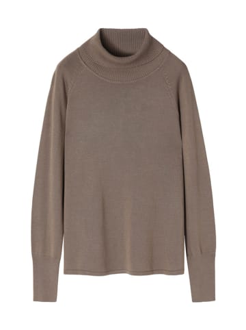 TATUUM Rollkragenpullover in Hellbraun
