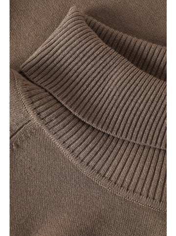 TATUUM Rollkragenpullover in Hellbraun
