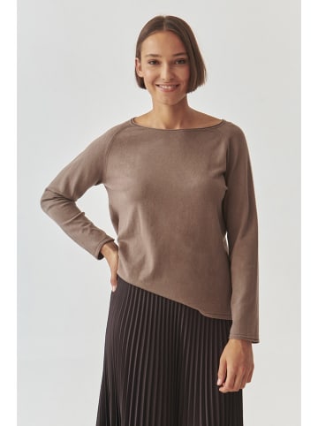 TATUUM Sweter w kolorze jasnobrązowym