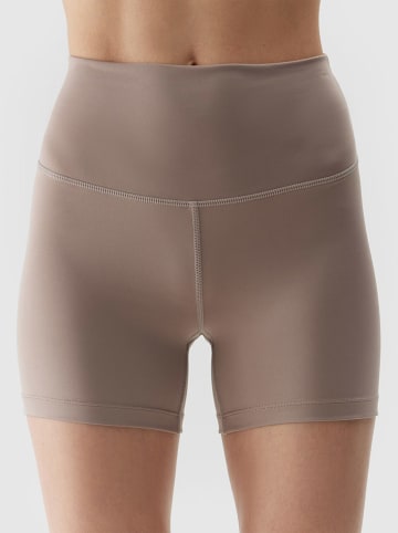 4F Trainingsshorts in Hellbraun/ Grau