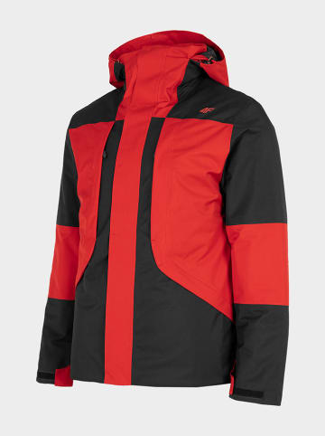 4F Ski-/snowboardjas rood/zwart