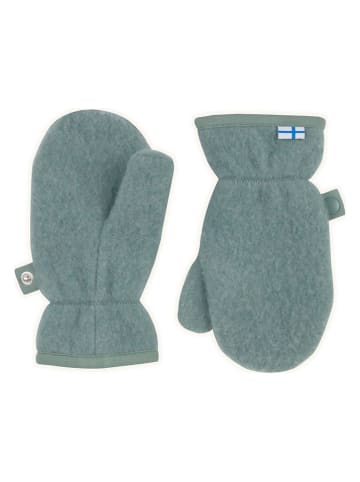 finkid Rękawiczki funkcyjne "NUPUJUSSI WOOL" w kolorze zielonym