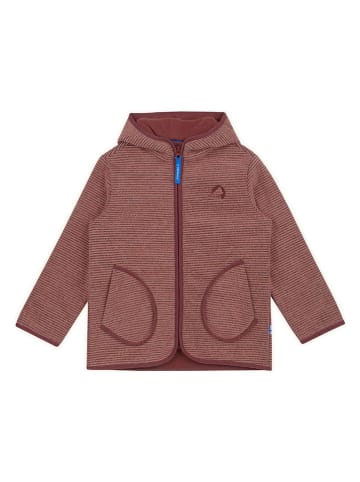 finkid Fleece vest "TONTTU WIND" donkerroze