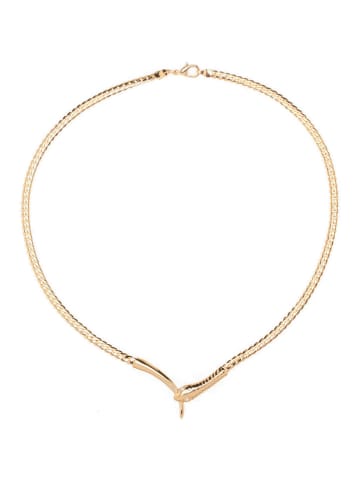 MENTHE À L'O Vergulde ketting met sierelement - (L)42 cm