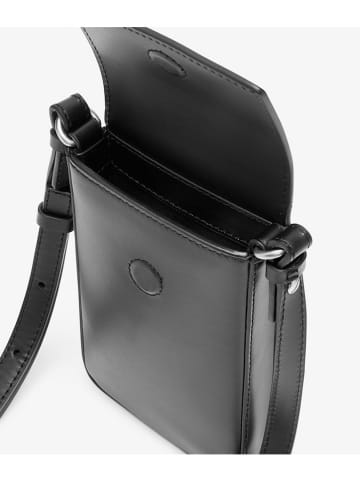 LIEBESKIND BERLIN Leren smartphonetas zwart - (B)10 x (H)16 x (D)2 cm