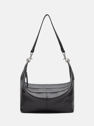 LIEBESKIND BERLIN Leder-Schultertasche in Schwarz - (B)24 x (H)16 x (T)14 cm
