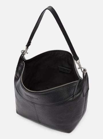 LIEBESKIND BERLIN Leder-Schultertasche in Schwarz - (B)24 x (H)16 x (T)14 cm