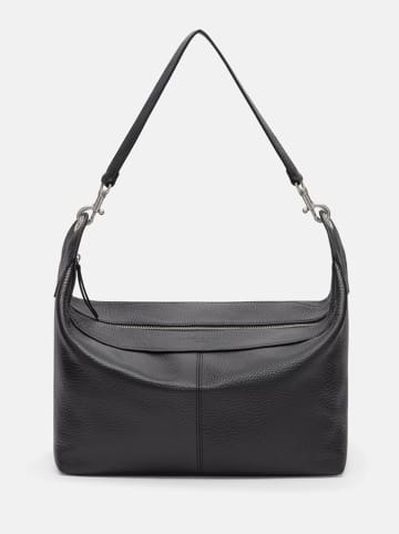 LIEBESKIND BERLIN Leren schoudertas zwart - (B)30 x (H)19 x (D)17 cm