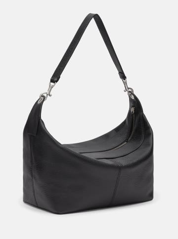LIEBESKIND BERLIN Leder-Schultertasche in Schwarz - (B)30 x (H)19 x (T)17 cm