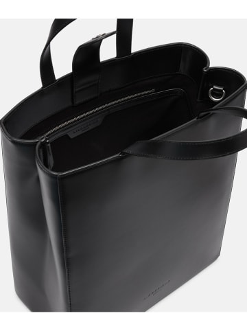 LIEBESKIND BERLIN Leder-Henkeltasche in Schwarz - (B)29 x (H)34 x (T)15 cm
