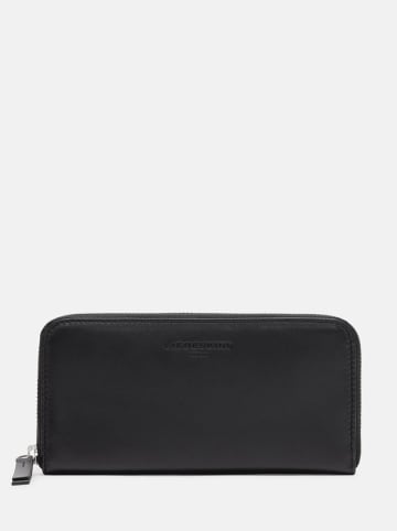 LIEBESKIND BERLIN Leder-Geldbörse in Schwarz - (B)19 x (H)9 x (T)2 cm
