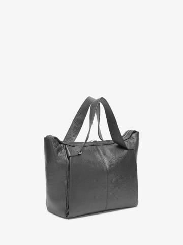 LIEBESKIND BERLIN Leder-Henkeltasche in Schwarz - (B)31 x (H)28 x (T)13 cm
