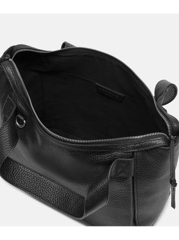 LIEBESKIND BERLIN Leder-Henkeltasche in Schwarz - (B)31 x (H)28 x (T)13 cm