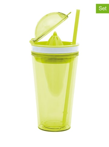 Zak Designs 2er-Set: Trinkbecher in Grün - 500 ml
