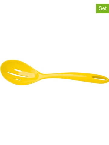 Zak Designs 2er-Set: Schaumlöffel in Gelb - (L)31 cm