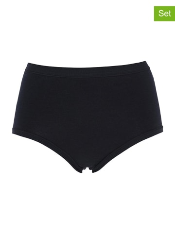 COTONELLA 6er-Set: Pantys in Schwarz