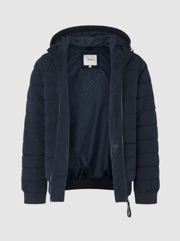Pepe Jeans Kurtka pikowana "Tomek" w kolorze granatowym