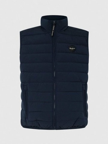 Pepe Jeans Doorgestikte bodywarmer "Toby" donkerblauw