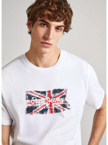 Pepe Jeans Shirt "Clag" in Weiß