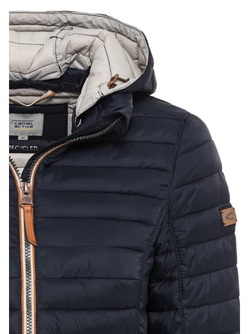 Camel Active Doorgestikte jas donkerblauw