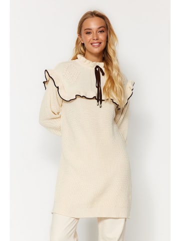trendyol Sweter w kolorze beżowym