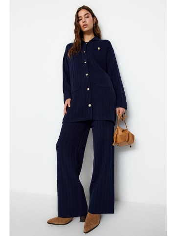 trendyol 2-delige outfit donkerblauw
