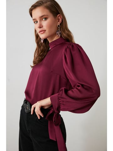 trendyol Bluse in Bordeaux