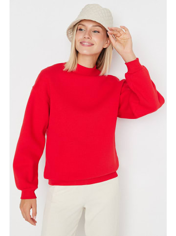 trendyol Sweatshirt in Rot