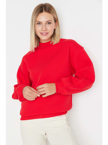 trendyol Sweatshirt in Rot