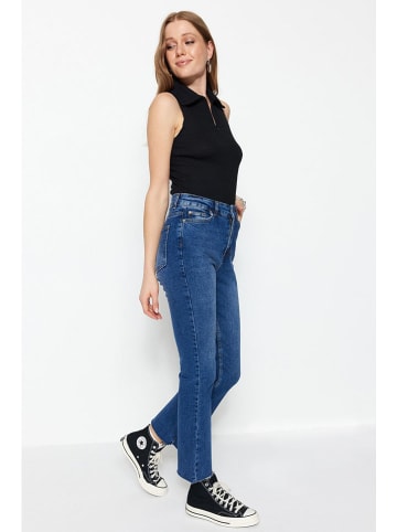 trendyol Spijkerbroek - flare fit - blauw
