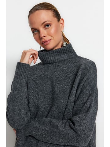 trendyol Sweter w kolorze antracytowym