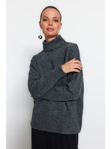 trendyol Sweter w kolorze antracytowym
