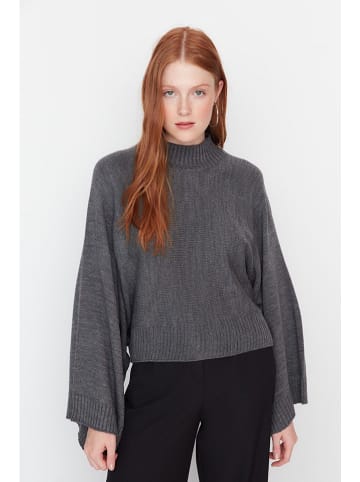 trendyol Sweter w kolorze antracytowym