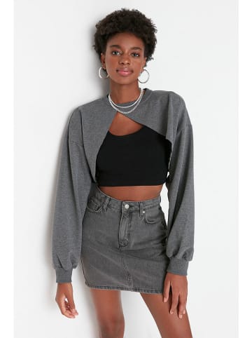 trendyol Sweatshirt in Anthrazit