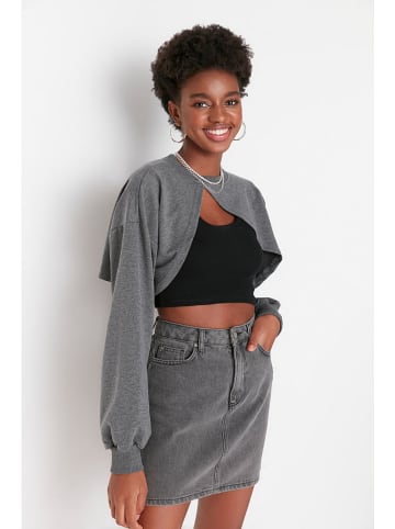 trendyol Bluza w kolorze antracytowym